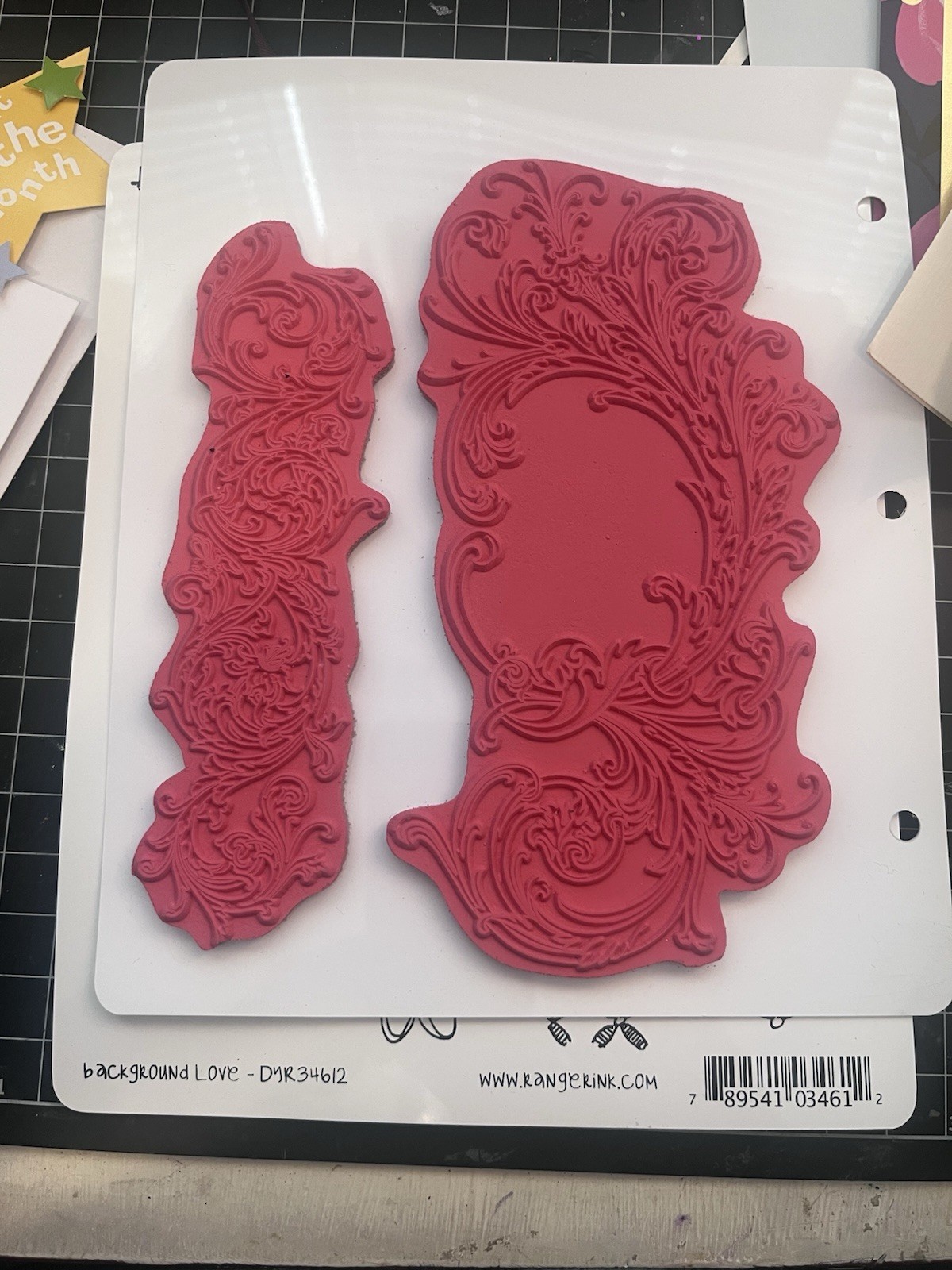Tim Holtz Cling Rubber Stamp 7″X8.5″, Fabulous Flourishes