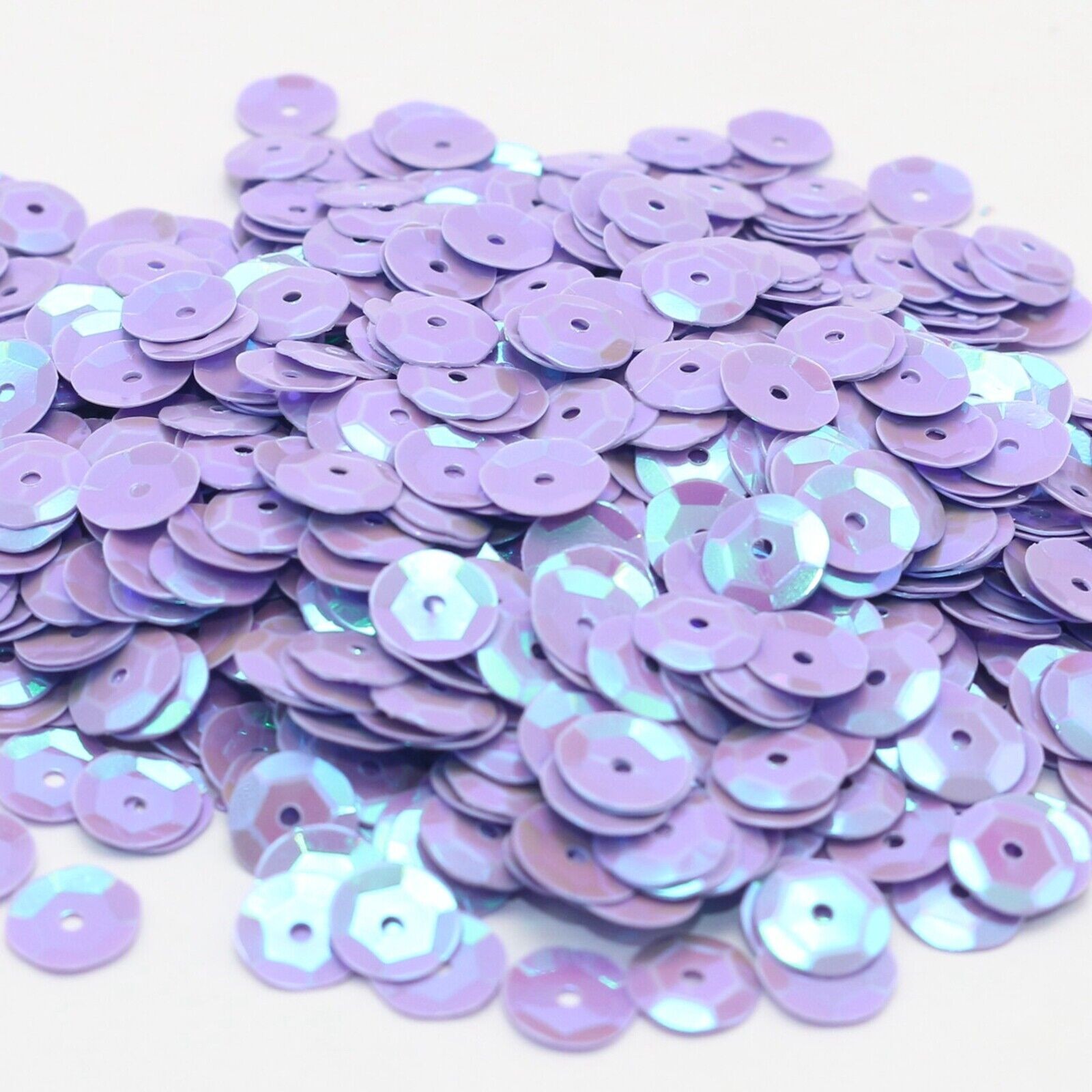 3000 Purple AB 8mm CUP round loose sequins Paillettes sewing Wedding craft
