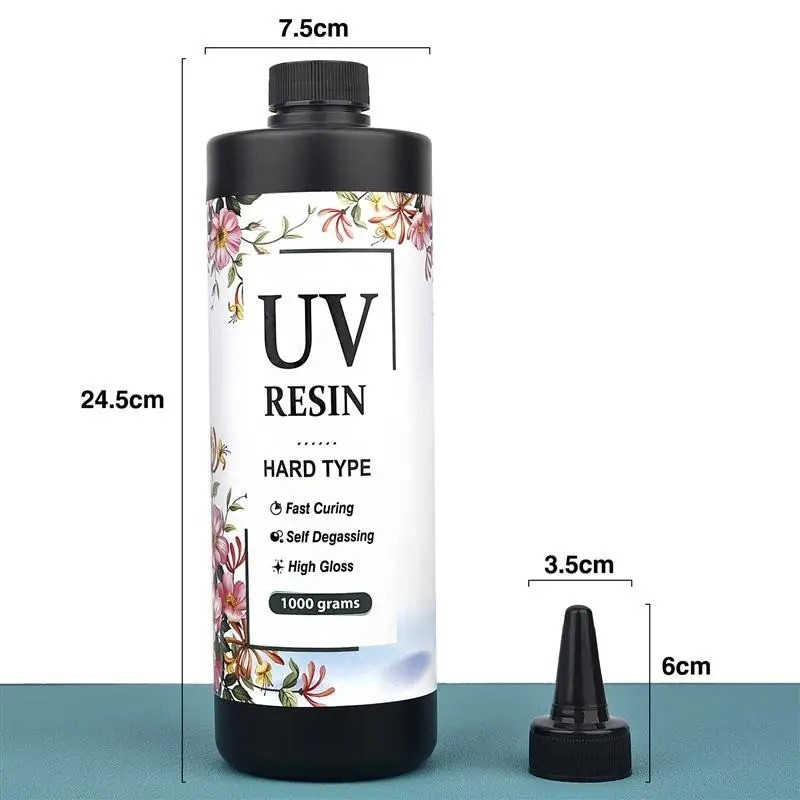 UV Resin Crystal Clear Hard Glue Ultraviolet Curing Epoxy For DIY Handmade