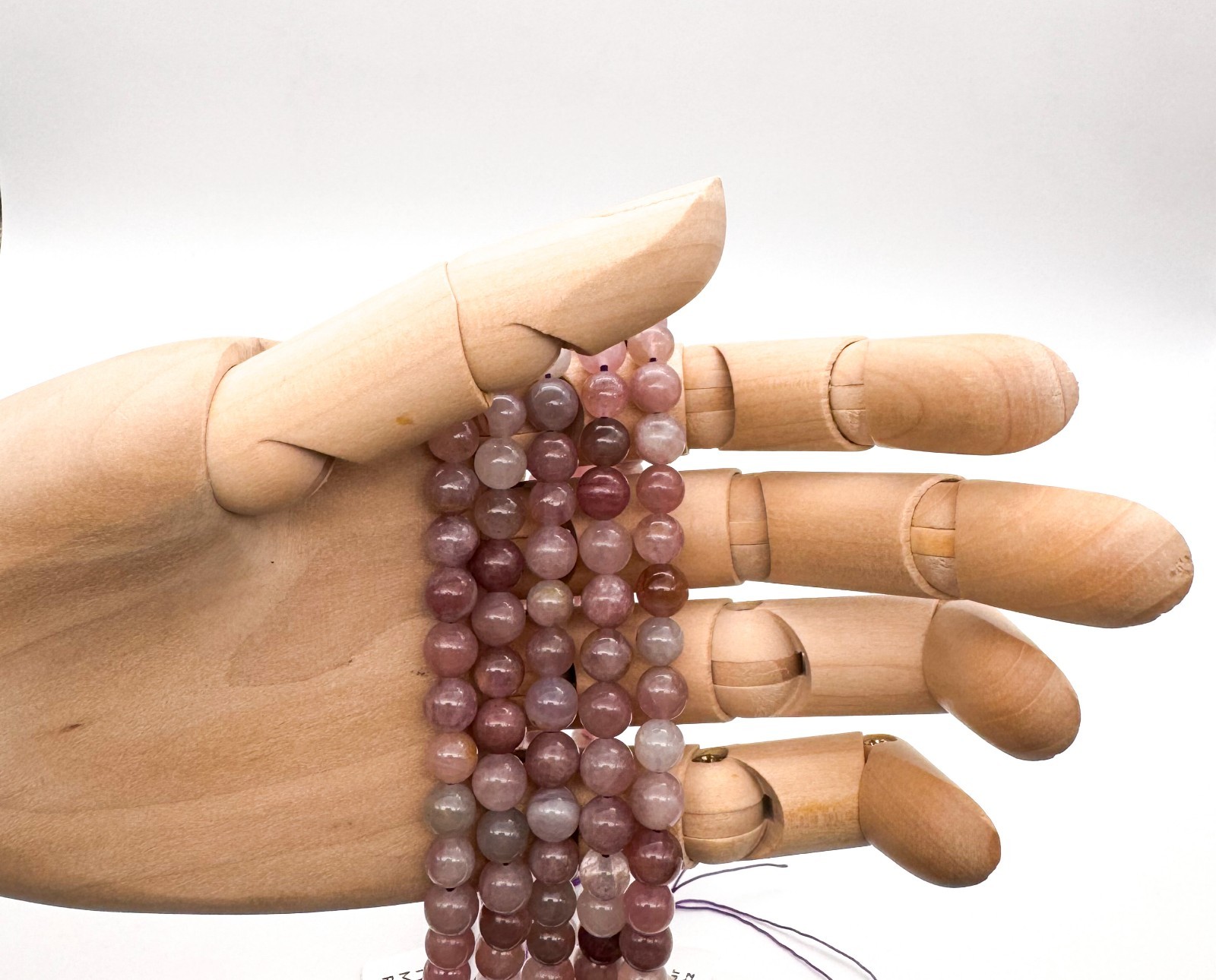 AAA Natural Madagascar Deep Pink Rose Quartz Round Gemstone Beads RN215