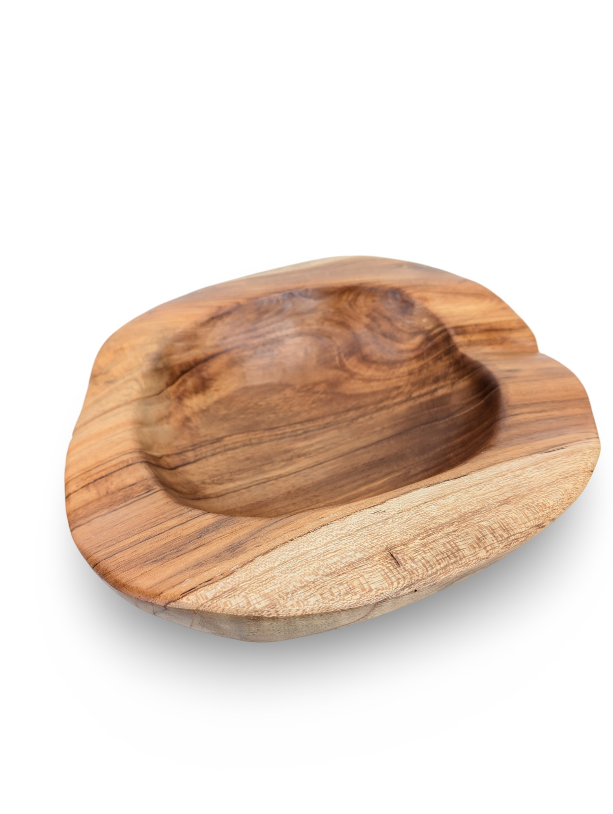 ORGANIC WOOD BOWL, ORGANIC WOOD BOWL, Natural Shape Bowl, Wood Centerpiece Bowl