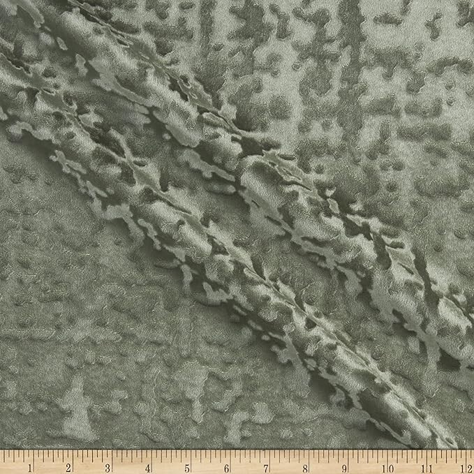 Abstract Crushed Velvet Fabric, 118 Inch. in Width, Ideal for Upholstery Etc.