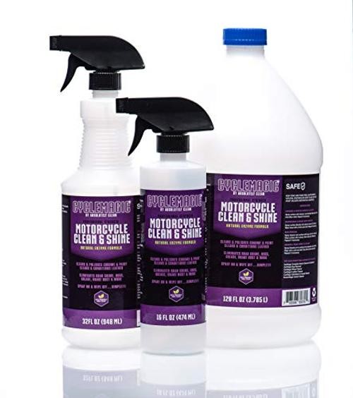 CycleMagic Motorcycle Clean and Shine – Motorcycle Cleaner 16 Fl Oz (Pack of 1)