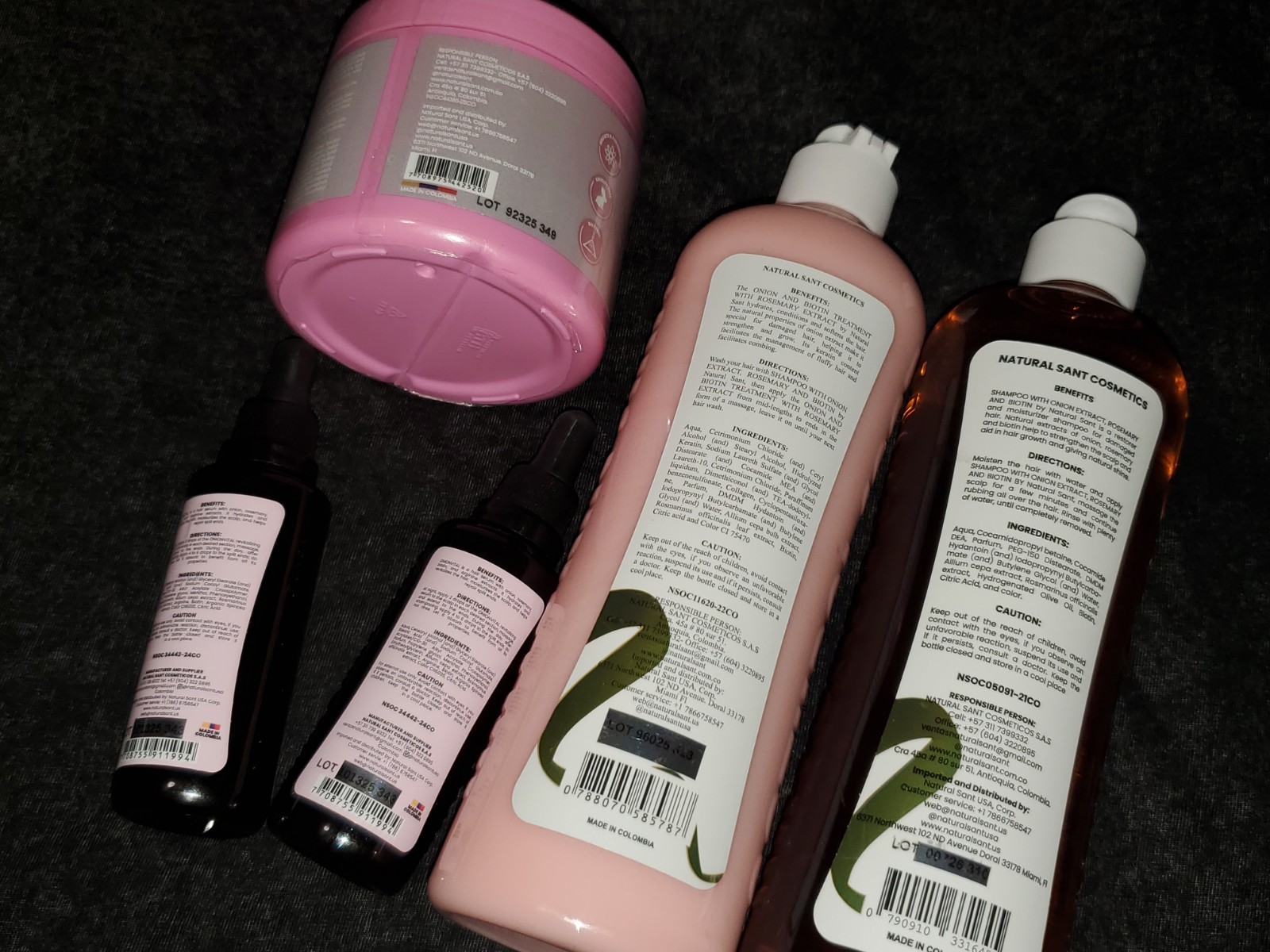 Natural Sant Complete Hair Growth & Repair Set – Revitalizing Onion, Rosemary &