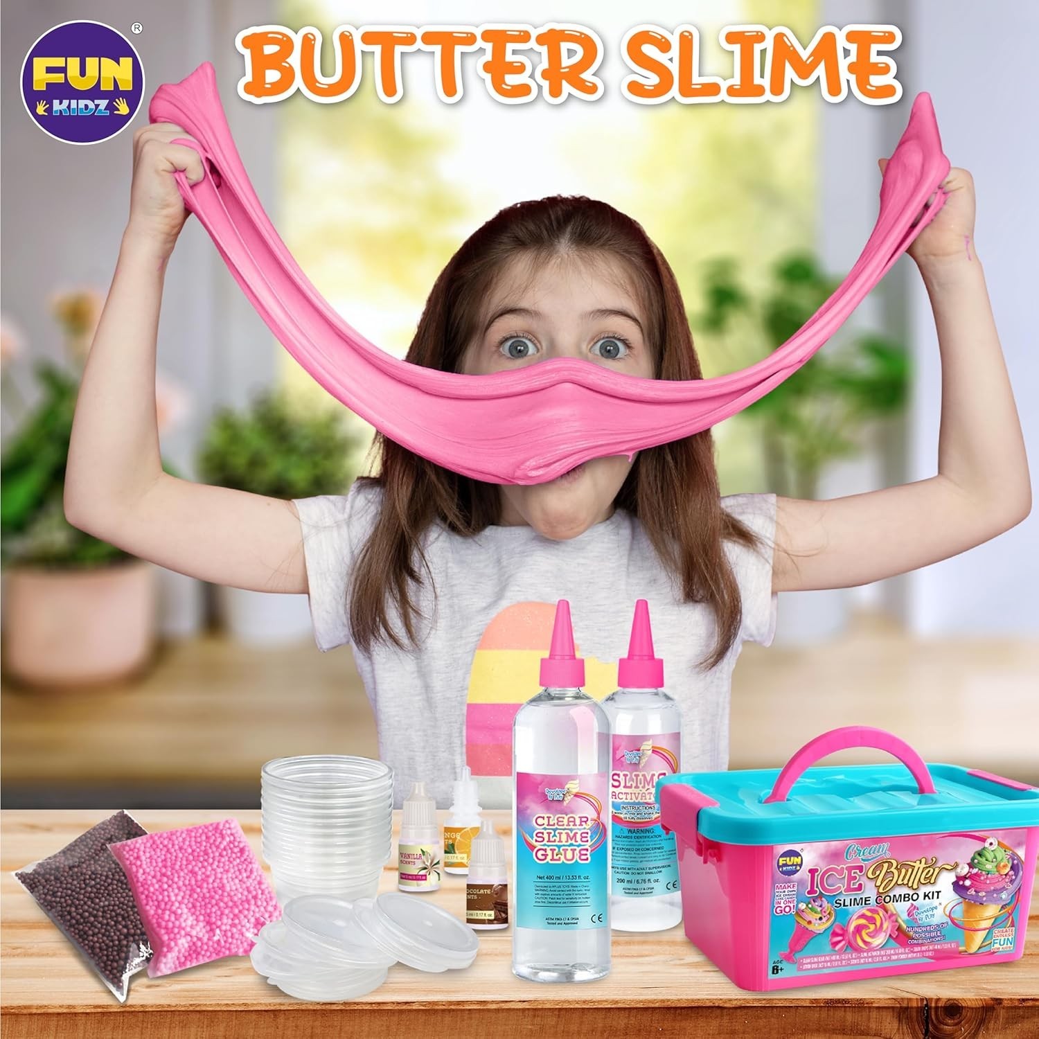 Gift Butter Slime Kit for Girls 10-12, Ice Cream Soft Slime Making Kit Ages …