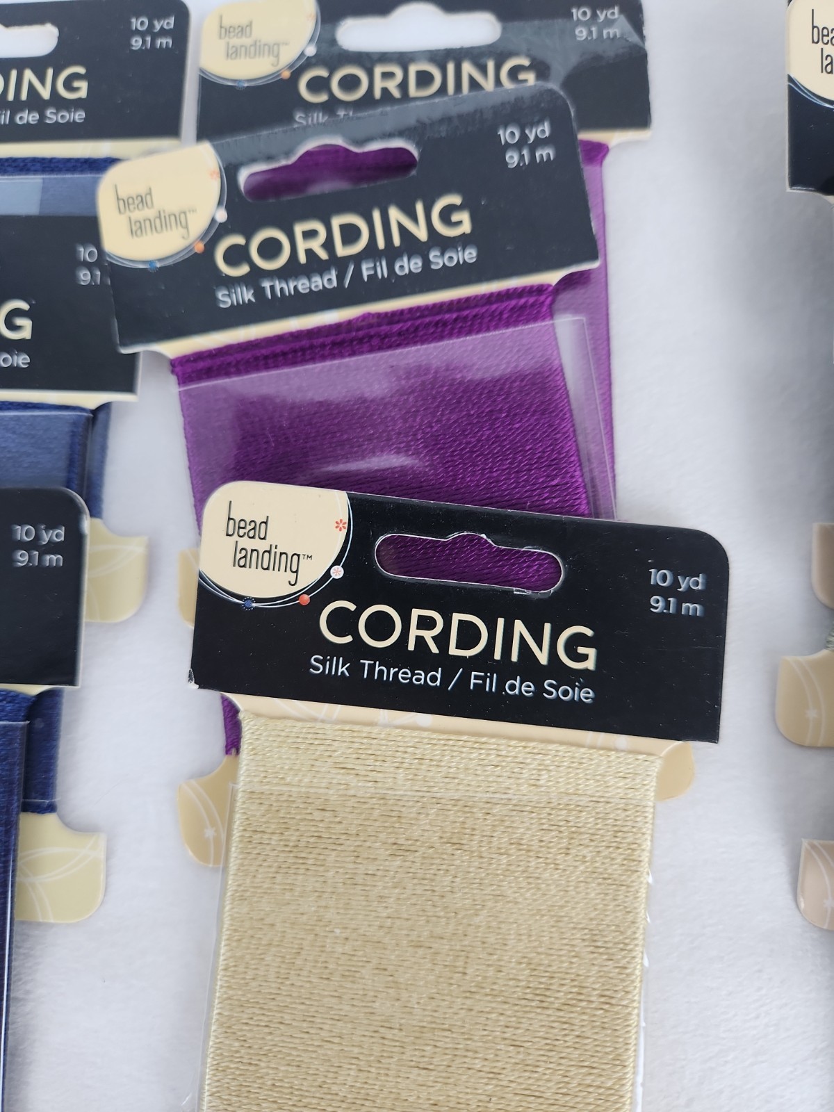 Lot Of 17 Packs Silk Thread Cording