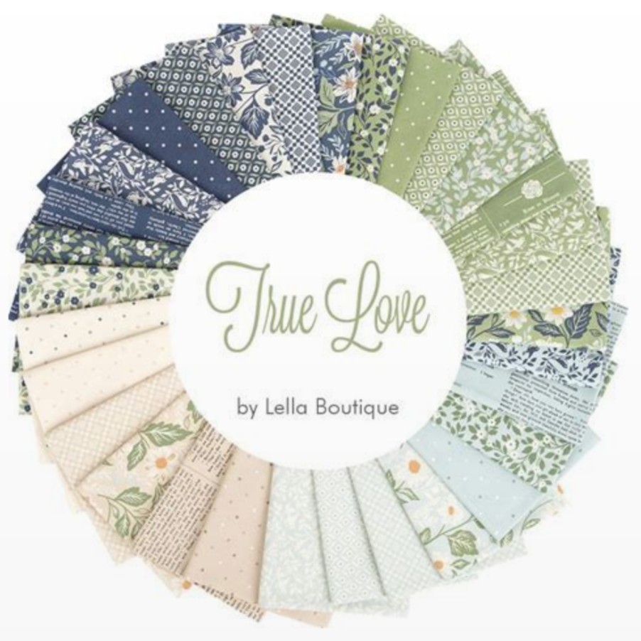 True Love Jelly Roll Moda Fabrics 2-1/2″ Strips (40) 100% Cotton