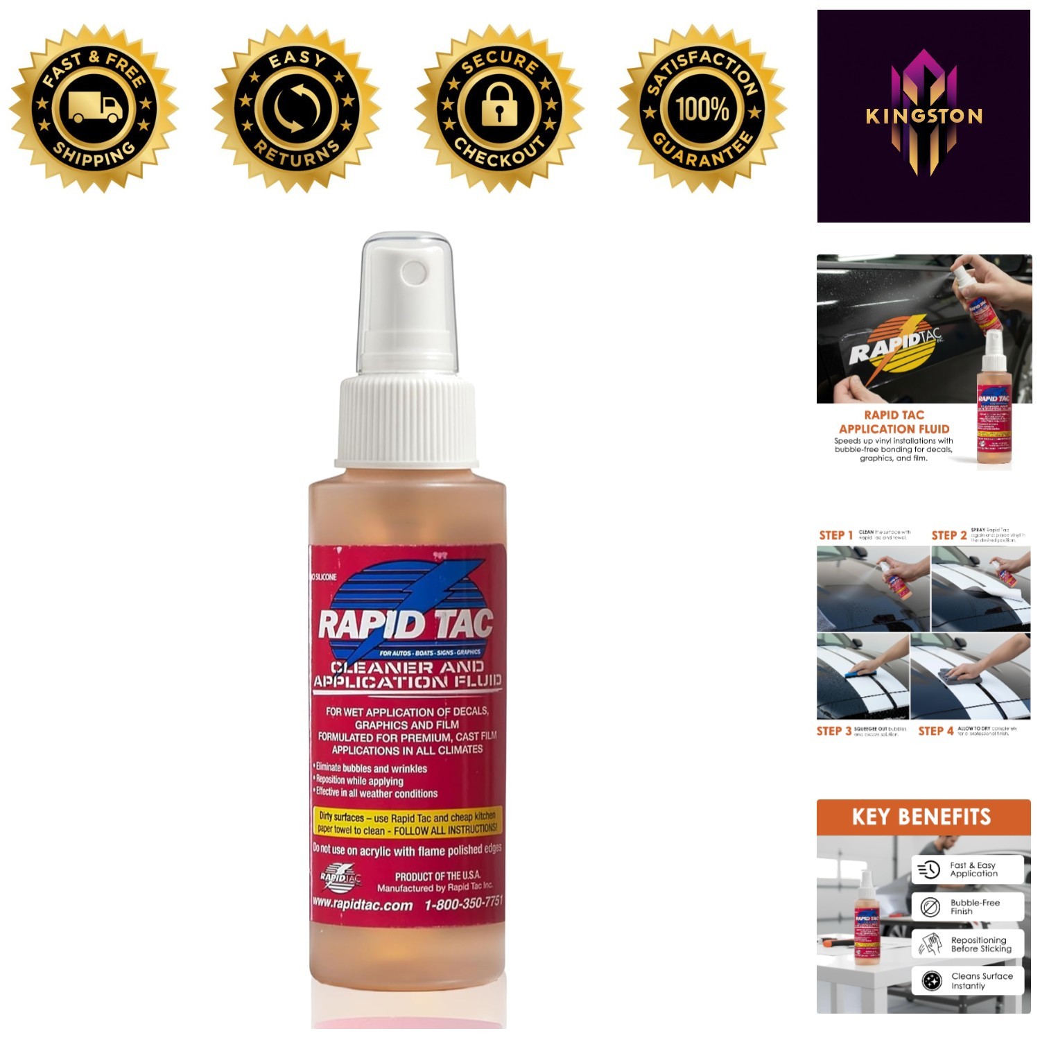 4oz Application Fluid for Vinyl Decals – Fast, Effective and Bubble-Free