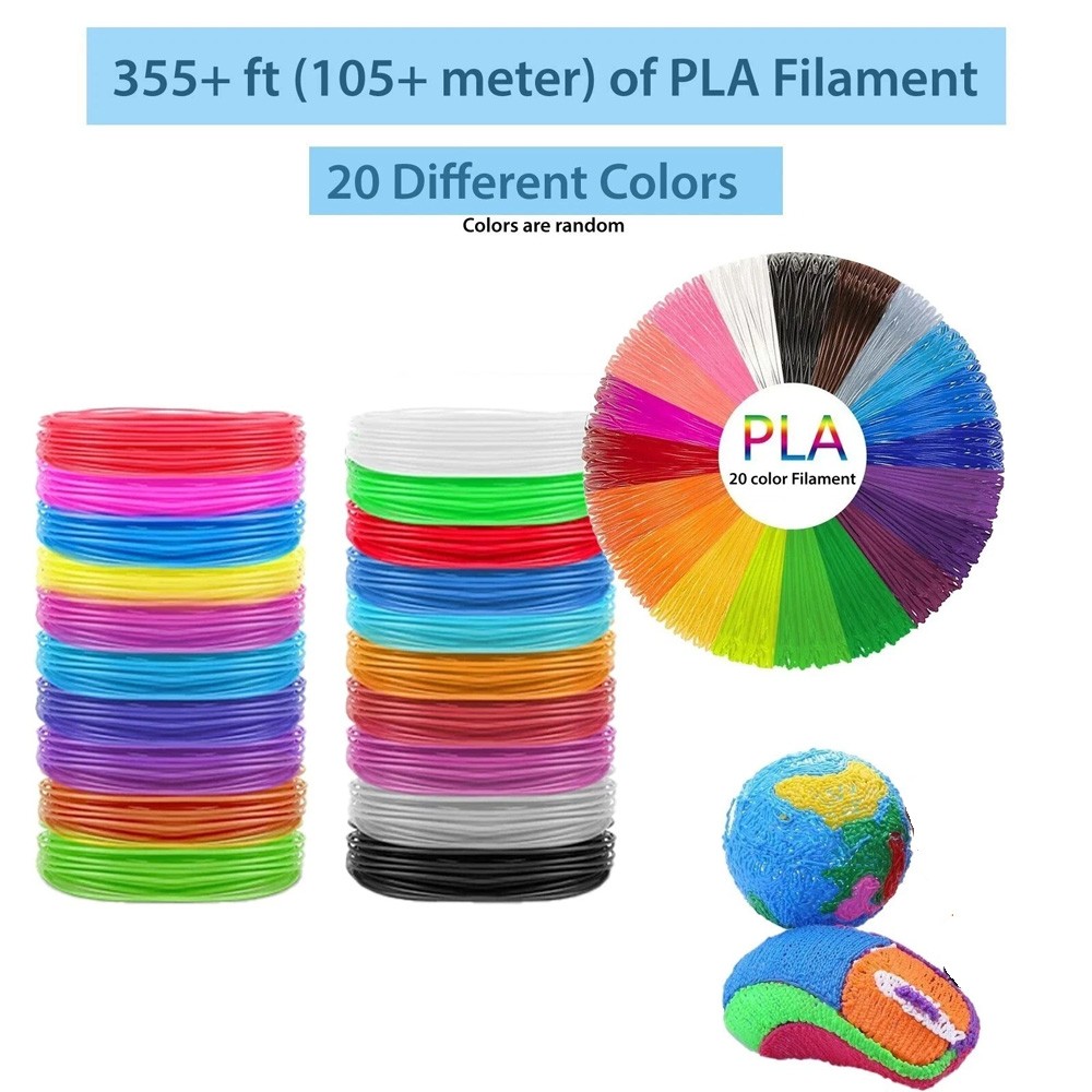 3D Printing Pen Kids Bundle – Birthday Gift set for Creative Minds 20 Colors US