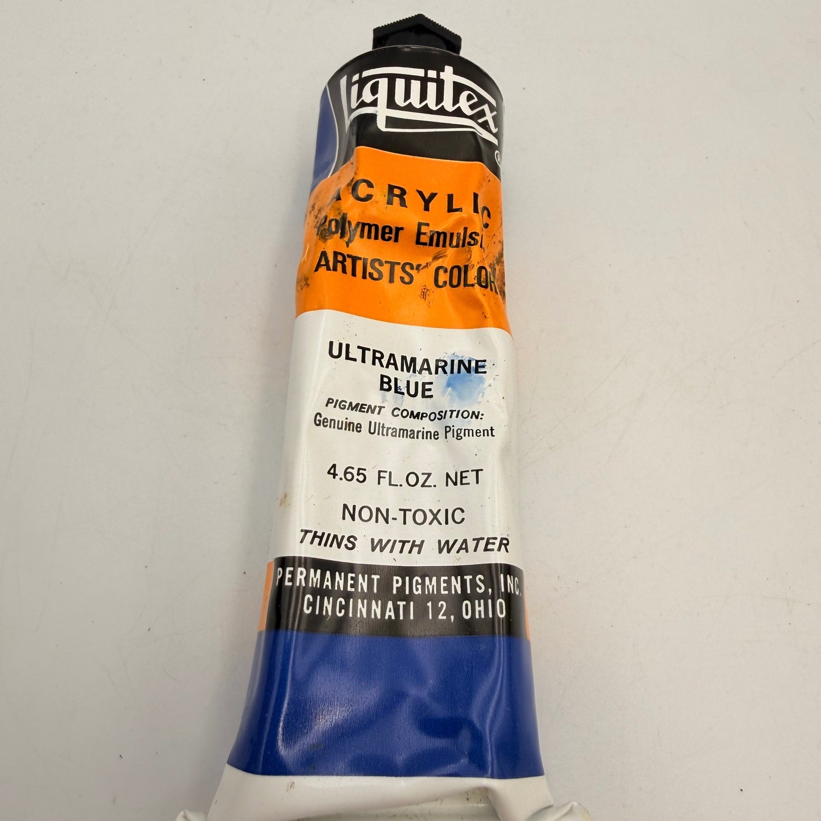 Liquitex Acrylic Polymer Emulsion Ultramarine Blue Artists Color 4.65oz 1047 Box