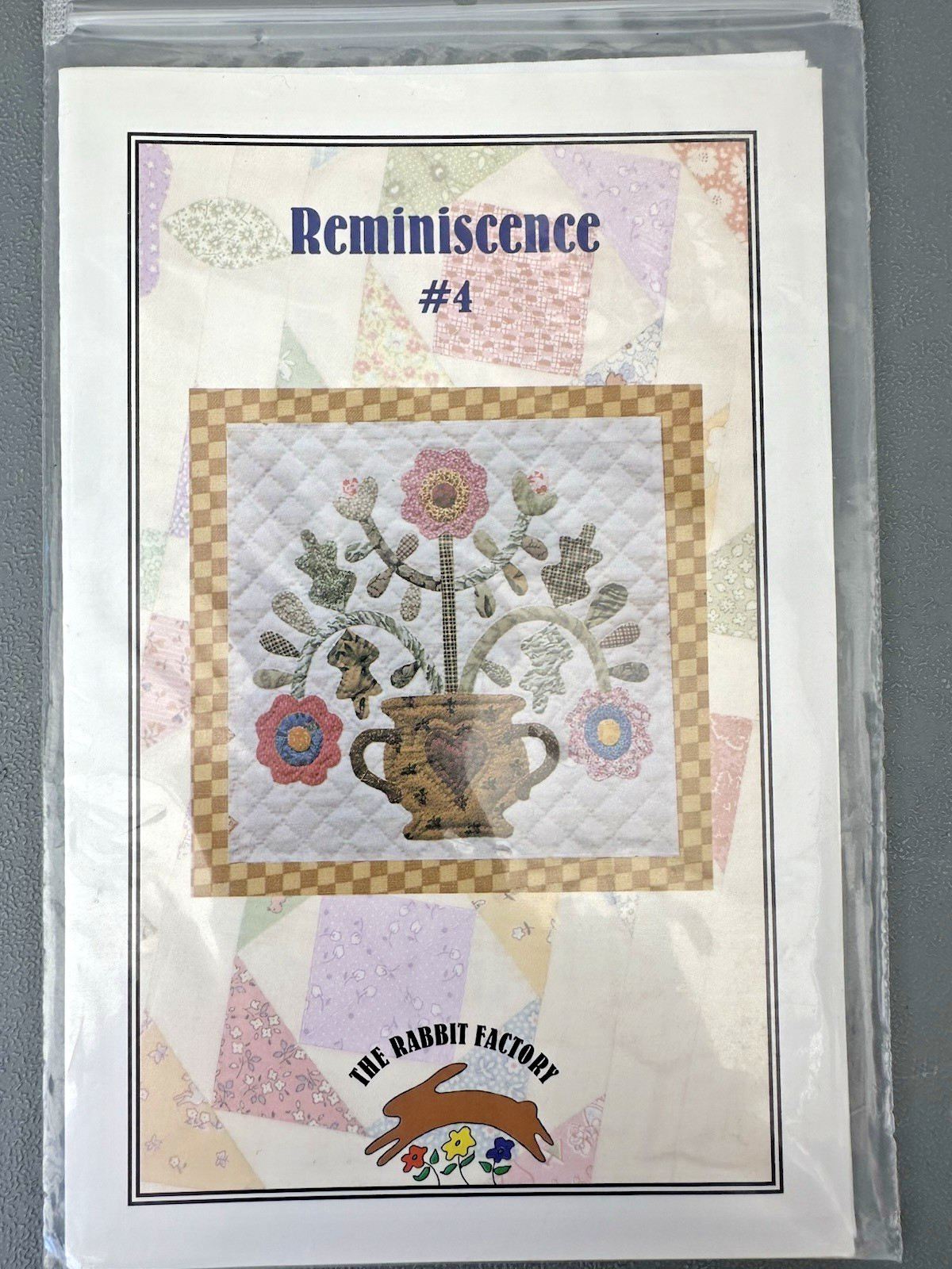The Rabbit Factory Quilt Pattern Reminiscence Quilt of the Month 1-12 READ