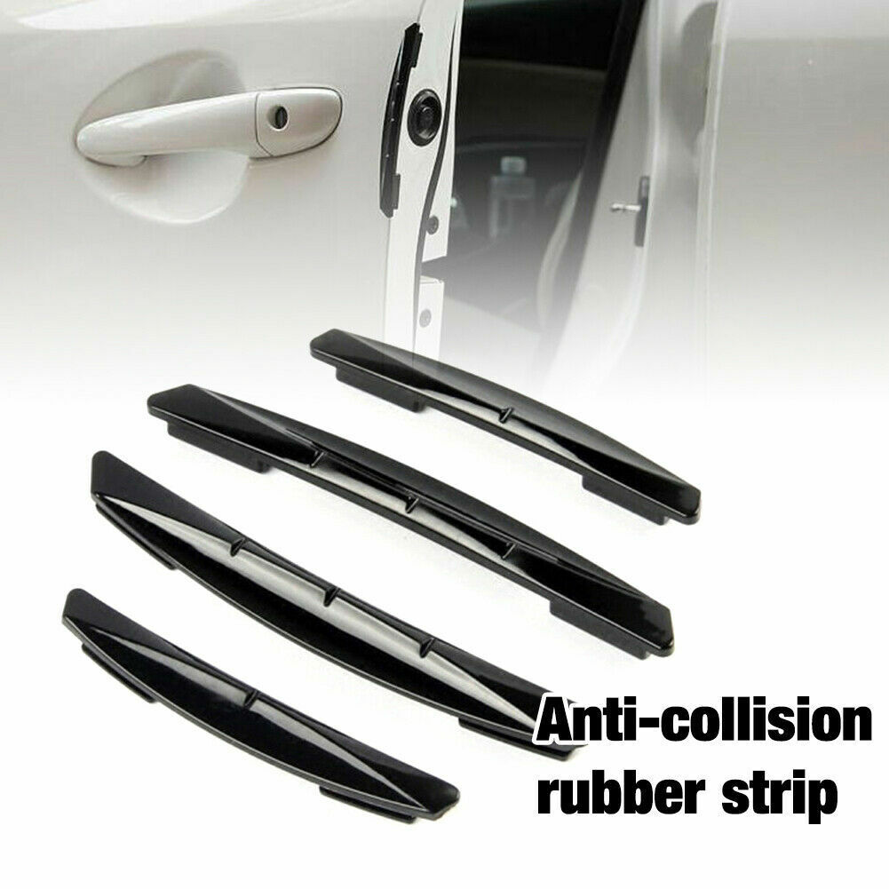 4x Car Door Edge Anti-Scratch Guard Bumper Protector Moulding Strip Accessories