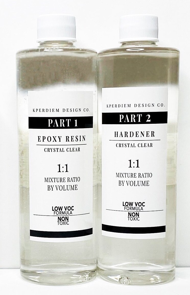 Crystal Clear Epoxy Resin 1:1 Mixing Ratio – 16oz Kit