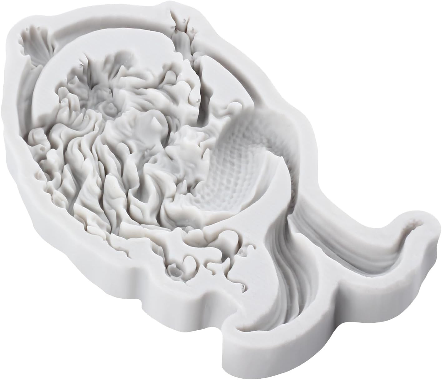Mermaid Polymer Clay Mold Mermaid Silicone Molds for DIY Crafts Air Dry Plaster