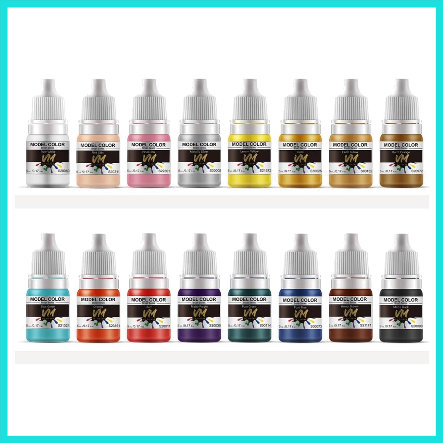VM Eco-Friendly Pigments Miniature Paint Set Speed paints Skin Tones Color Hi…
