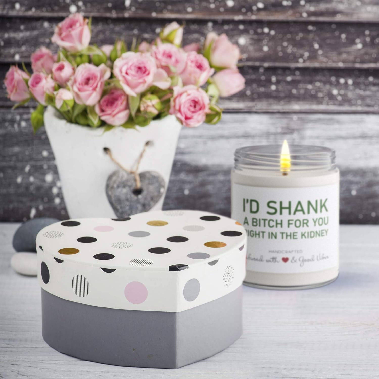 Best Friend Candle – Sister – Funny 9 ounce, I'd Shank a B*tch