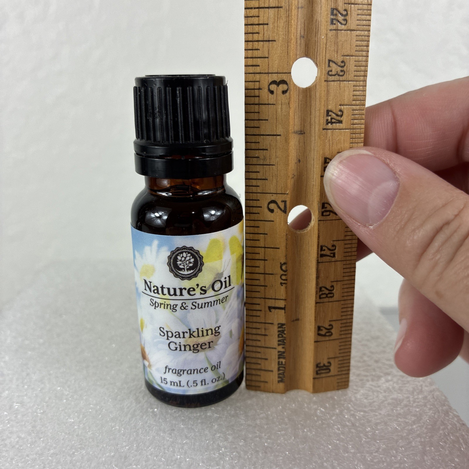 Nature’s Oil Fragrance Sparkling Ginger Spring Summer 15 mL 0.5 FL Oz Soap Scent