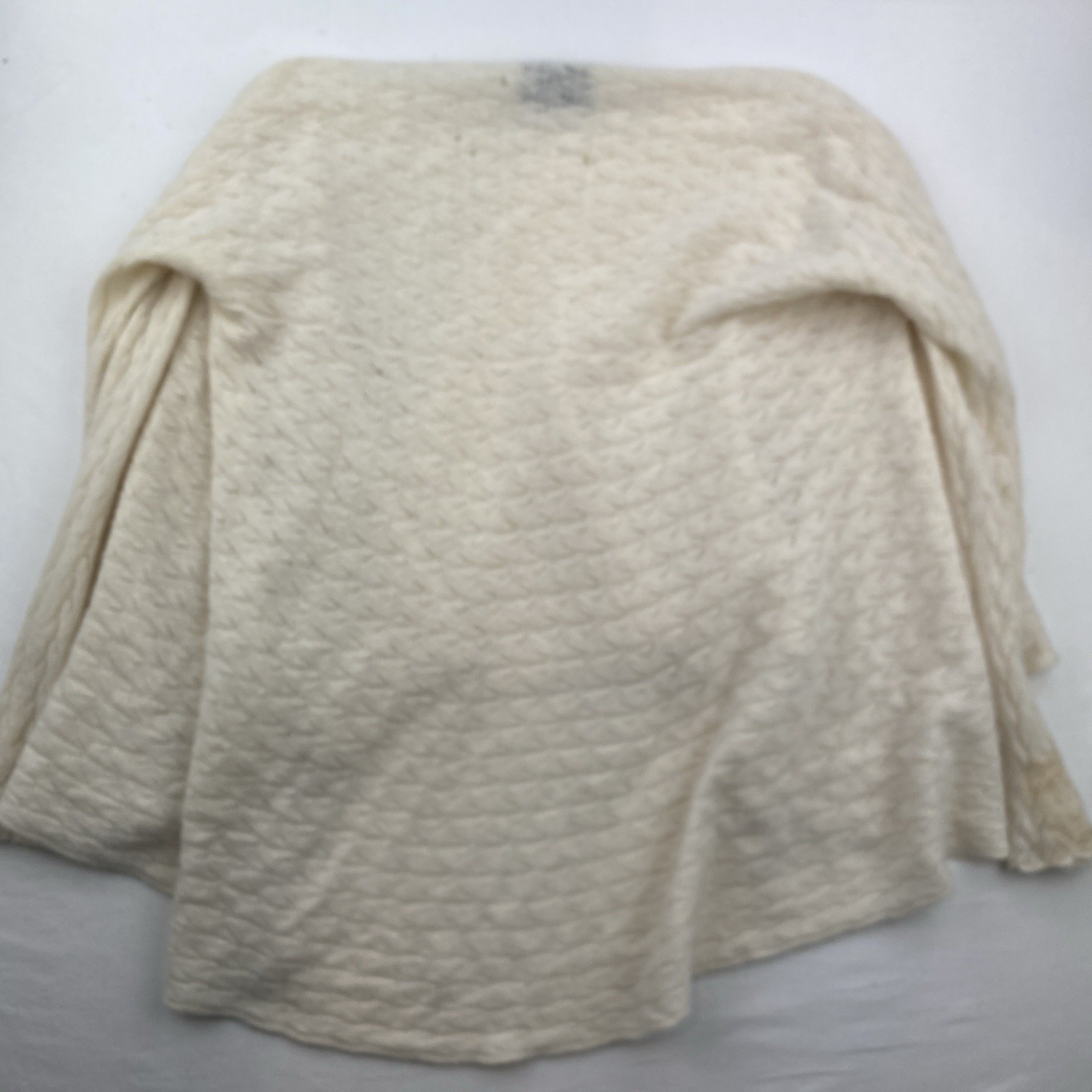 Lot of 100% Cashmere Fabric Cutter Craft Upcycle Flaw Ivory Beige Brown 2lb 8oz