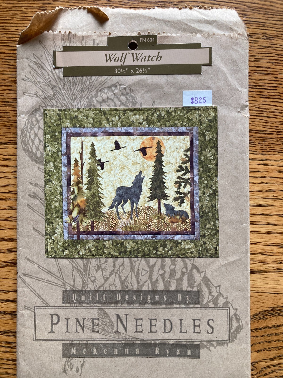3 Pine Needles Quilt Patterns McKenna Ryan Moose Junction Wolf Watch Uncut