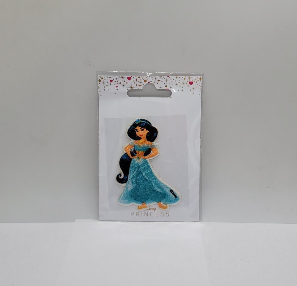 Disney Princess Iron on Patch Aladdin Princess Jasmine w/Turquoise Bandeau New