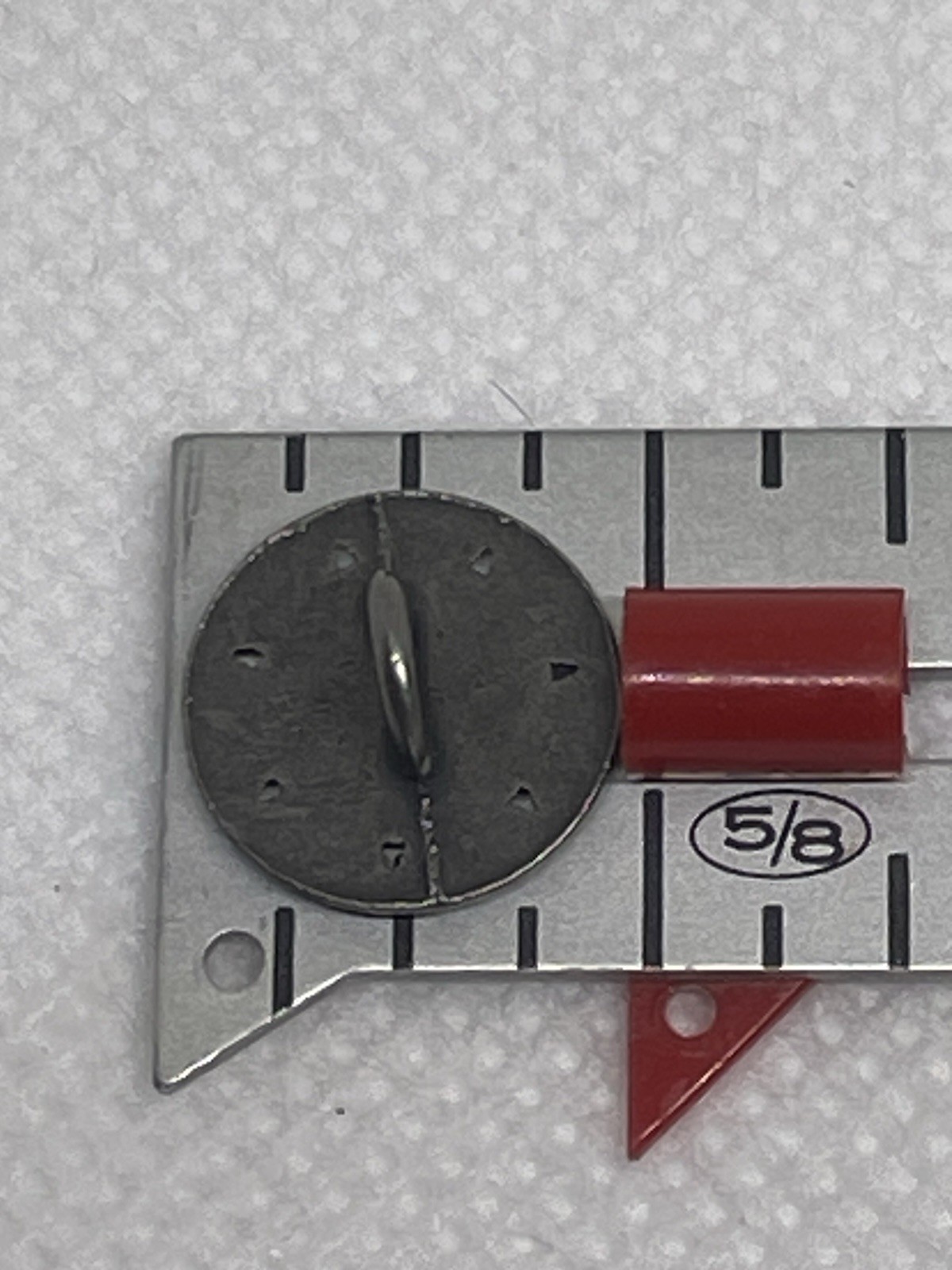 Star Anise Pierced Carved Gunmetal Color Shank Replacement Button Size 1/2″ M13