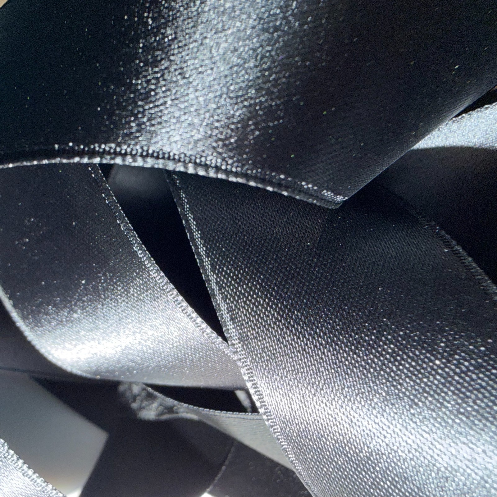 BRIDAL WHITE IVORY BLACK SWISS Premium Double Face Satin Ribbon – By the Yard