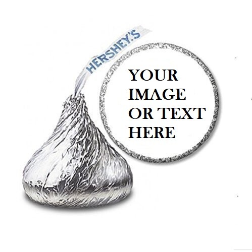 108 Custom Personalized Labels Stickers Hershey’s Kisses Candies Party Favors