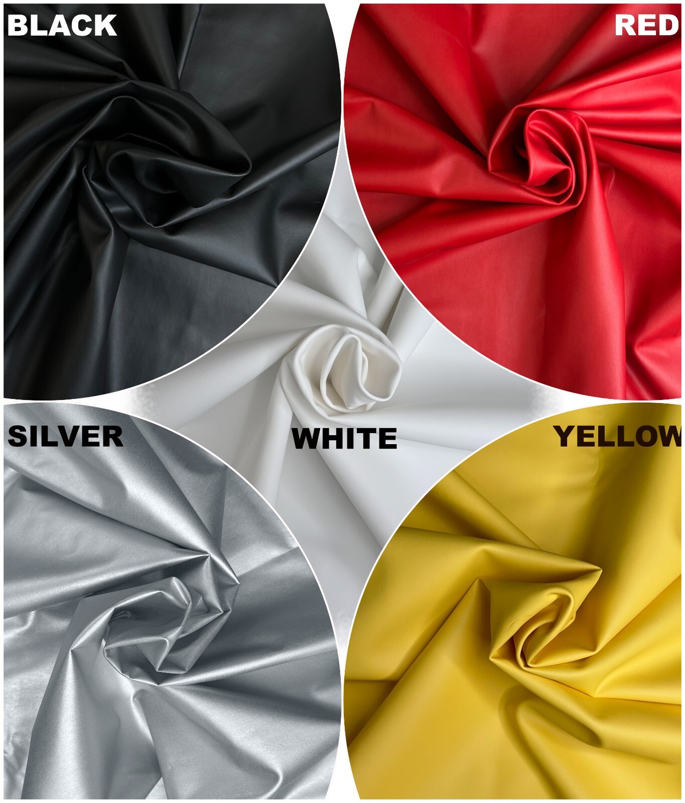 4-Way Stretch Vinyl Clothing Fabric, PU Faux Leather 54″ SBY, Garment Bodysuit