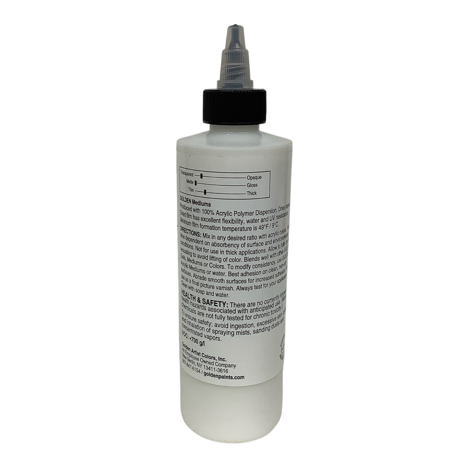 Golden Mediums Acrylic Glazing Liquid (Satin) Golden Artist Colors Inc. NEW