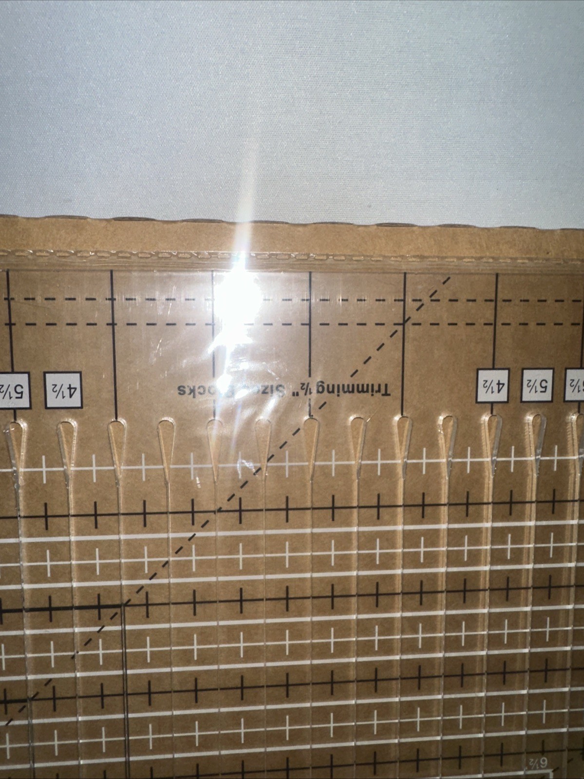 Creative Grids Stripology XL Slotted Quilting Ruler CGRGE1XL–USA-17-3/4in x 22in
