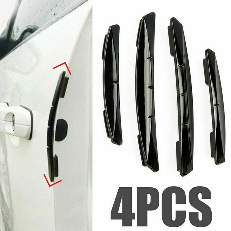 4x Car Door Edge Anti-Scratch Guard Bumper Protector Moulding Strip Accessories