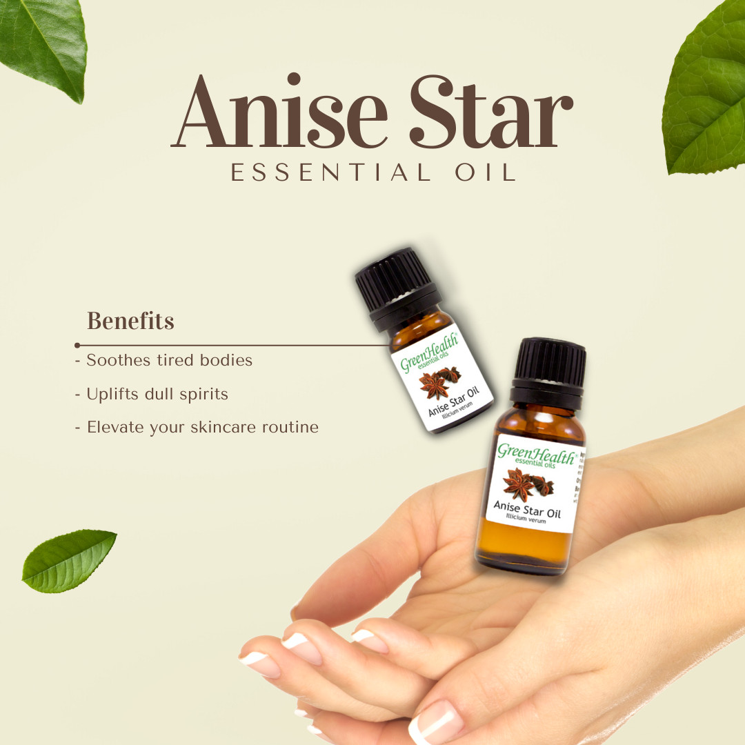 1 fl oz Anise Star Essential Oil (100% Pure & Natural) – GreenHealth