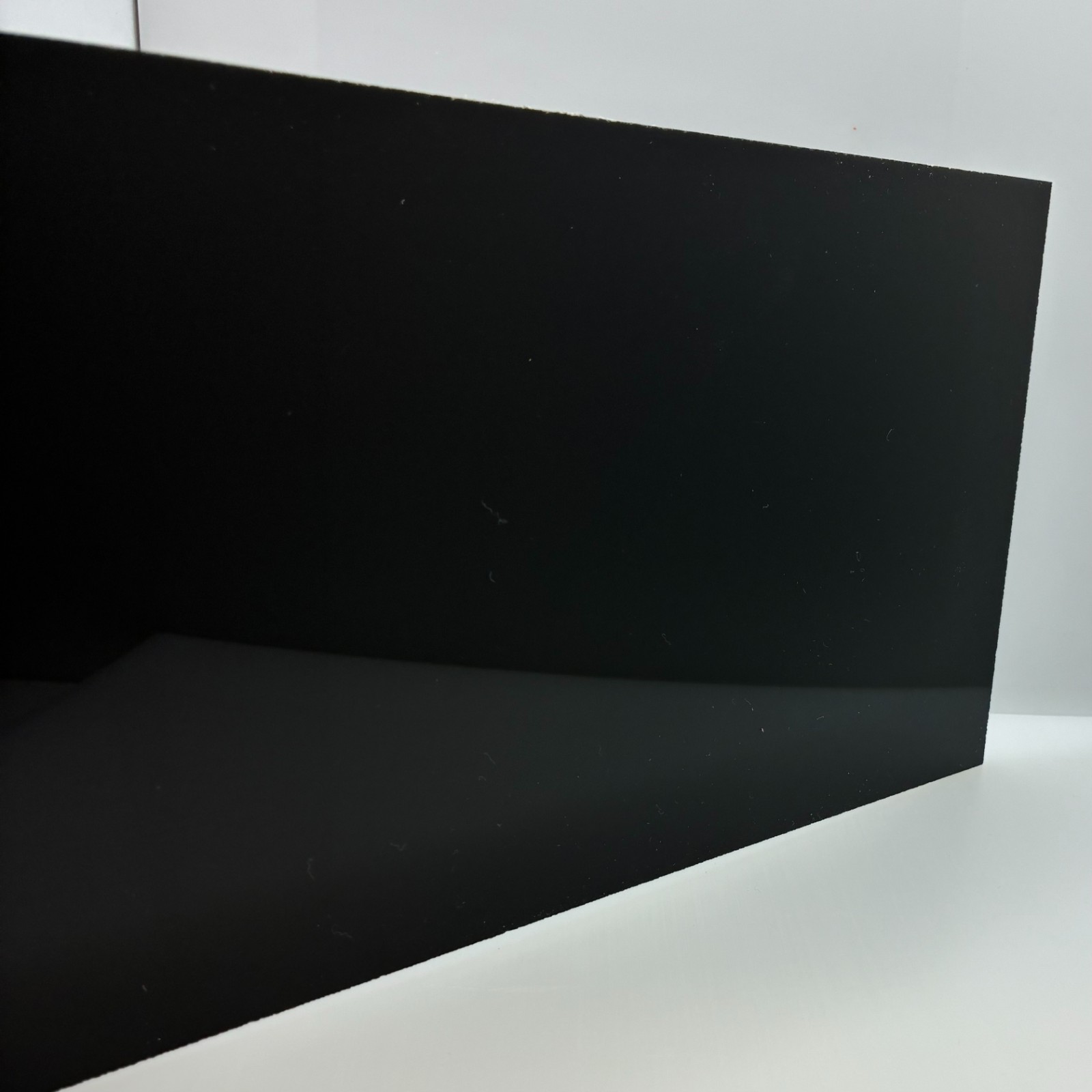 BLACK OPAQUE ACRYLIC PLEXIGLASS 1/8″ PLASTIC SHEET YOU PICK SIZE ^