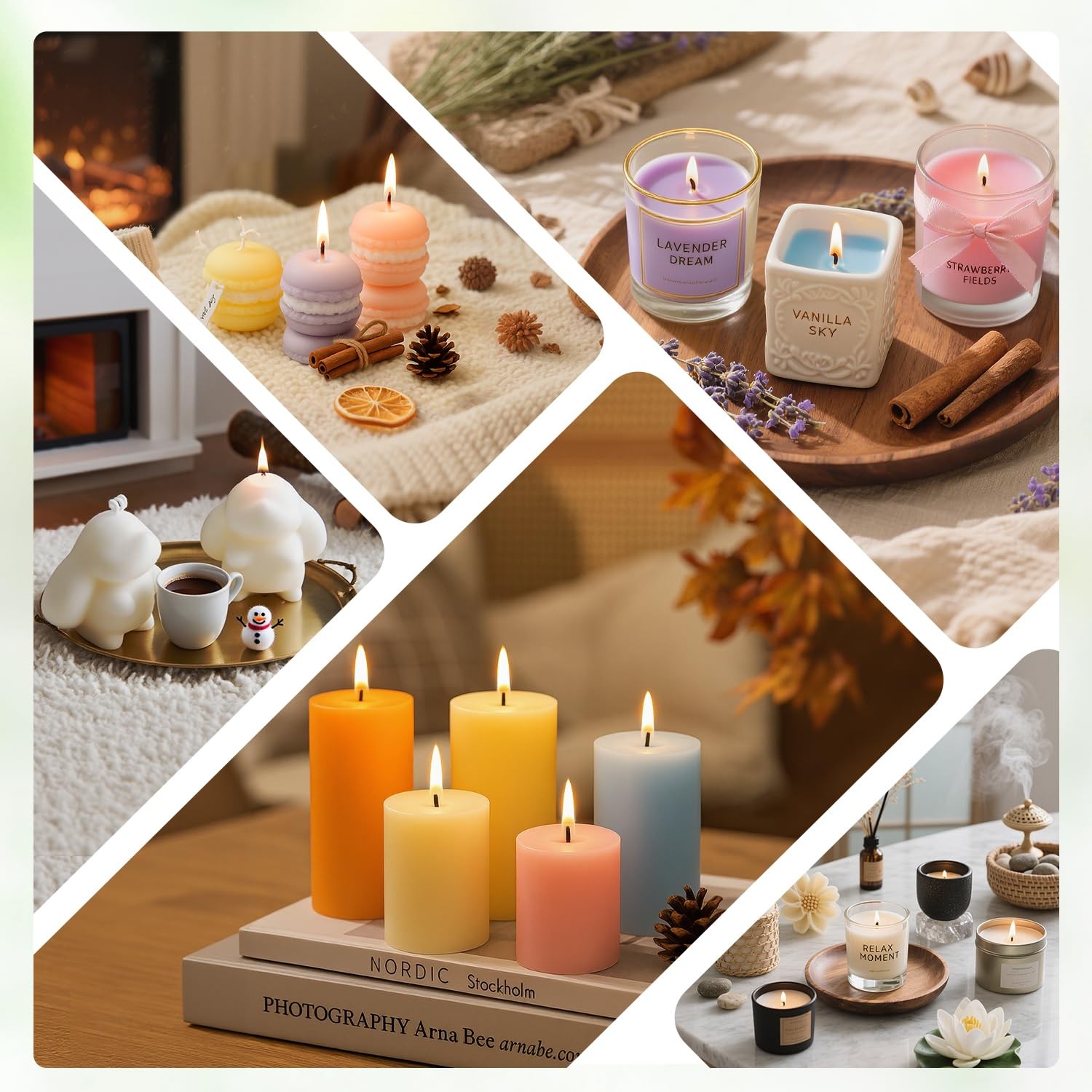 Wax Melter for Candle Making, Soy Candle Making Kit with Wax Melting Pot, DIY…