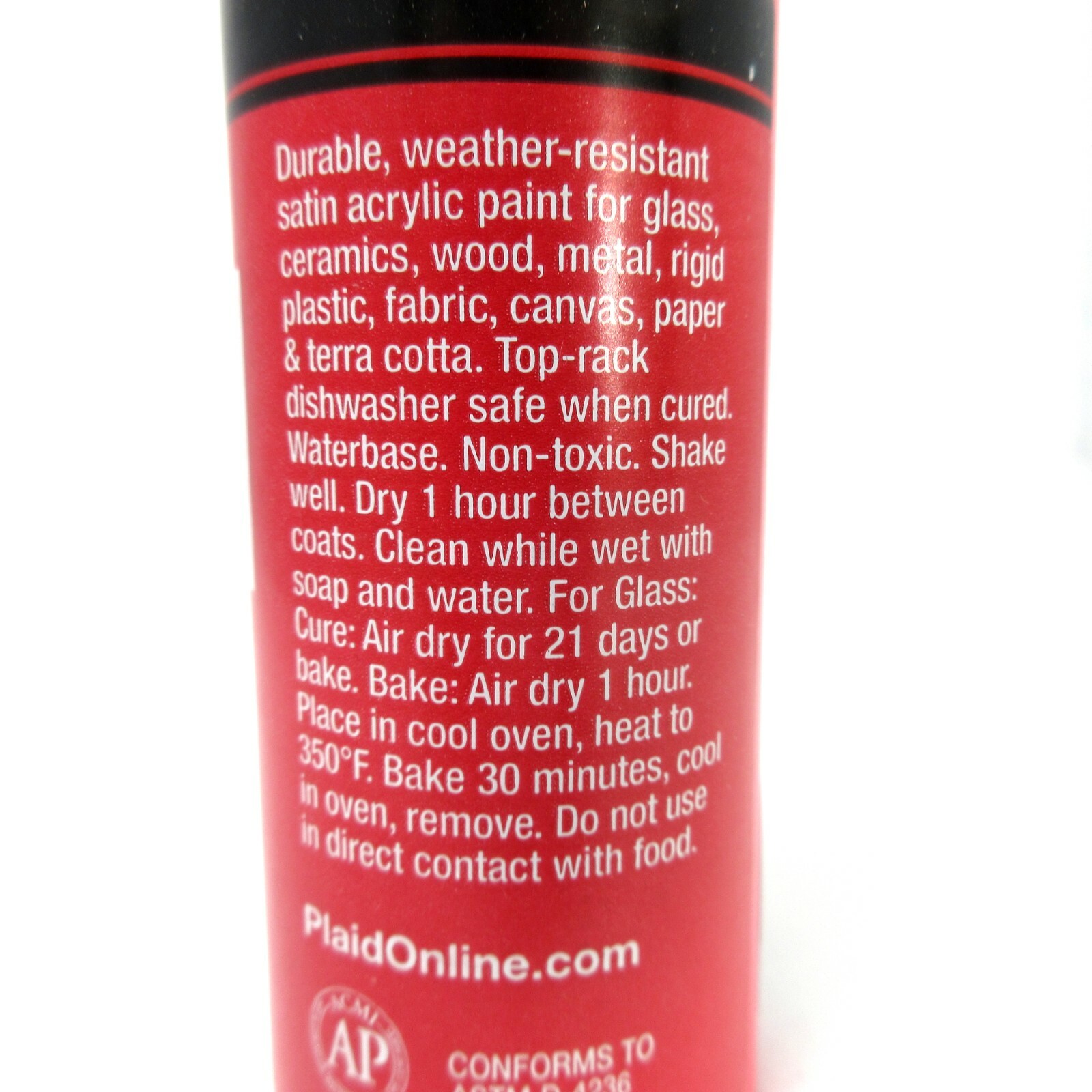 FolkArt Craft Paint Multi-Surface Satin Folk Art Acrylic Water Based 2oz Bottle
