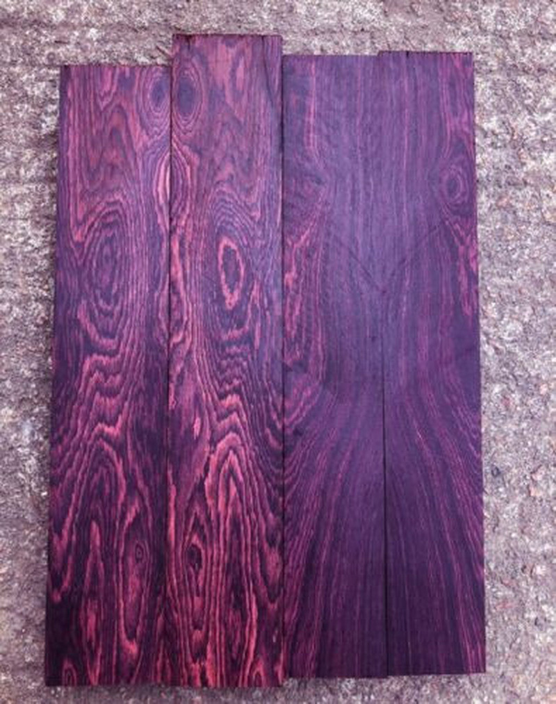 Sandalwood Purple Timber Blank Turning Knife Door Pen Handles Lumber Pool Cue