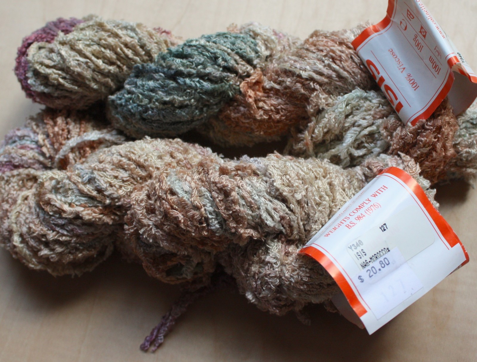 Colinette Isis Yarn 2 Skeins New 127 Morocco