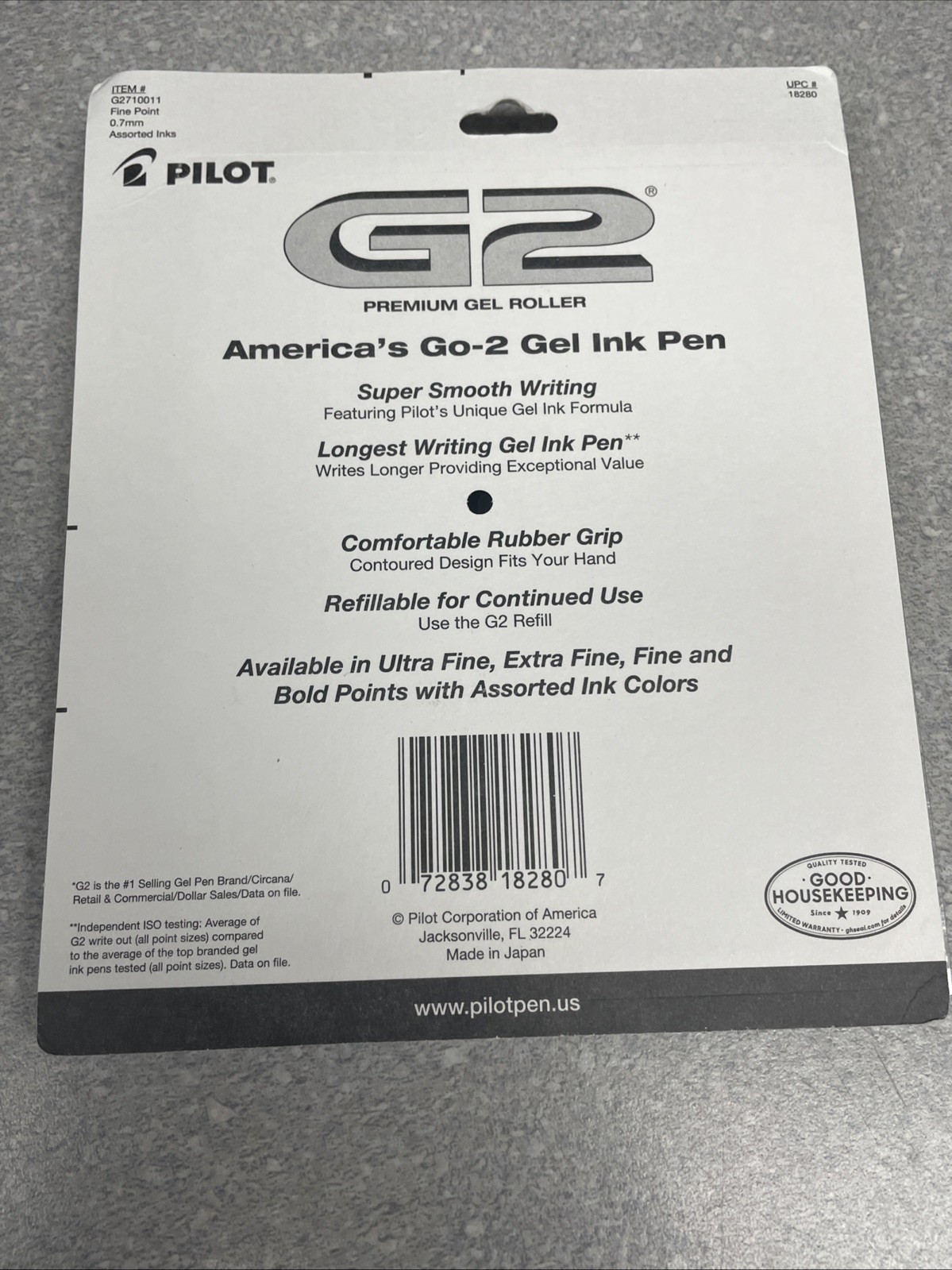 G2 Pen Set – Fine – 0.7 – 10 Pack