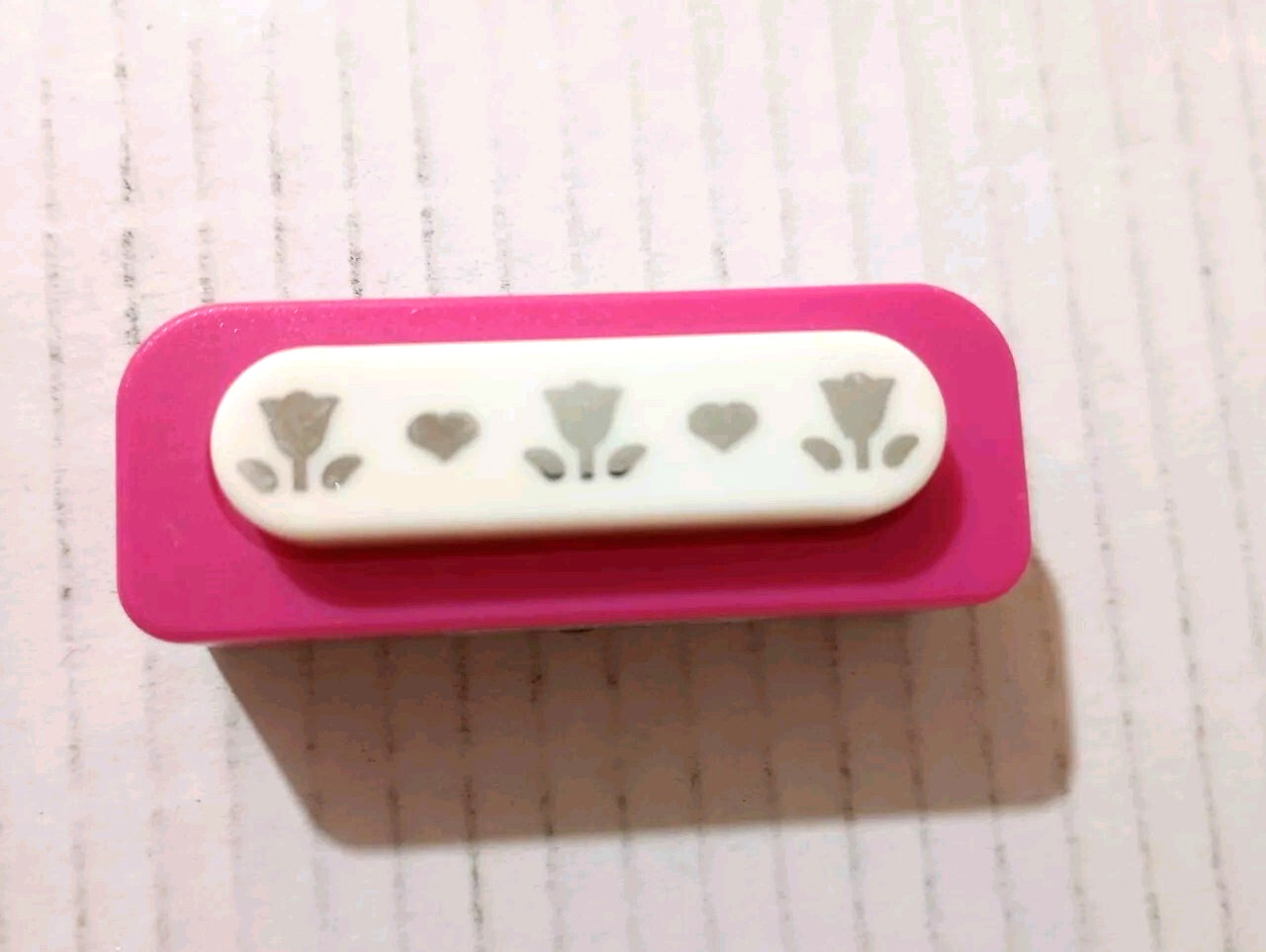 All Night Media Craft Paper Punch Floral Flowers Hearts 2″
