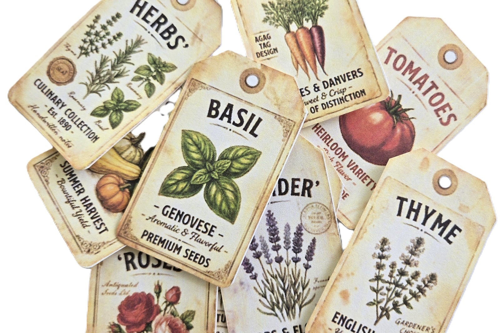 Seed Packet Journal Cards Supplies Scrapbooks Junk Journal #411