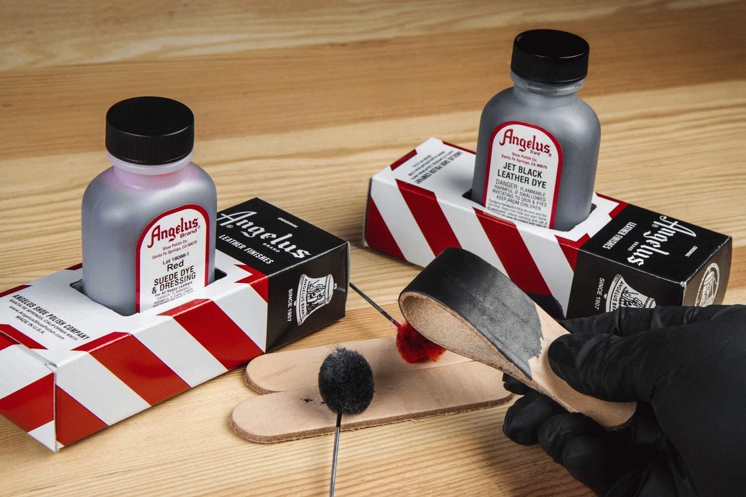Angelus Leather Dye with Applicator 3oz NEW