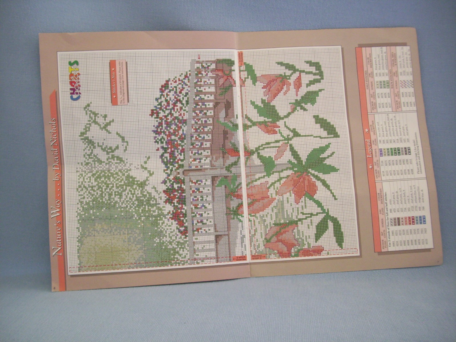 Nature’s Way Bridge Design By David Nichol Counted Cross Stitch Kit Garden