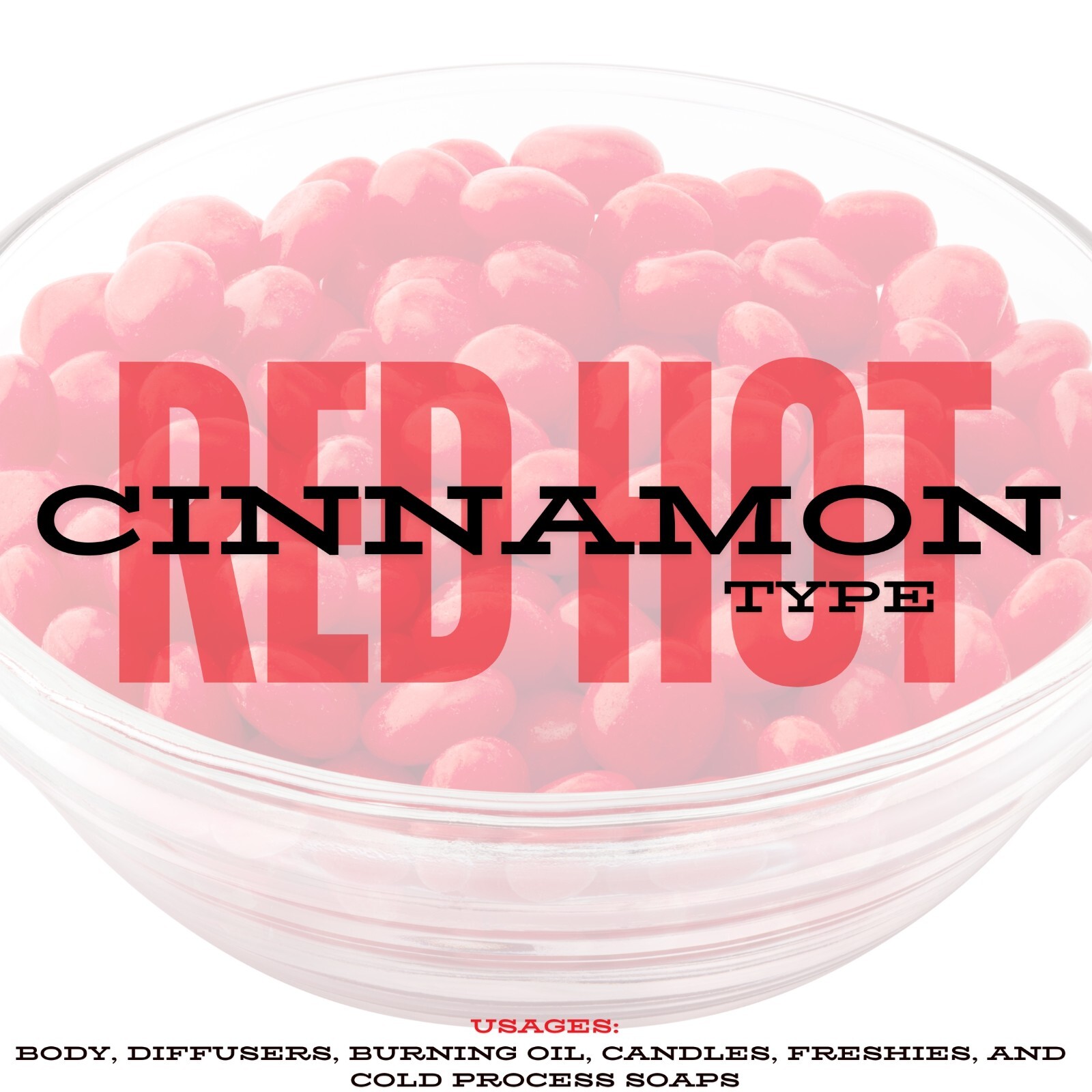 Red Hot Cinnamon Fragrance Oil Scented Oil For Body Candle Soap Burning Oil
