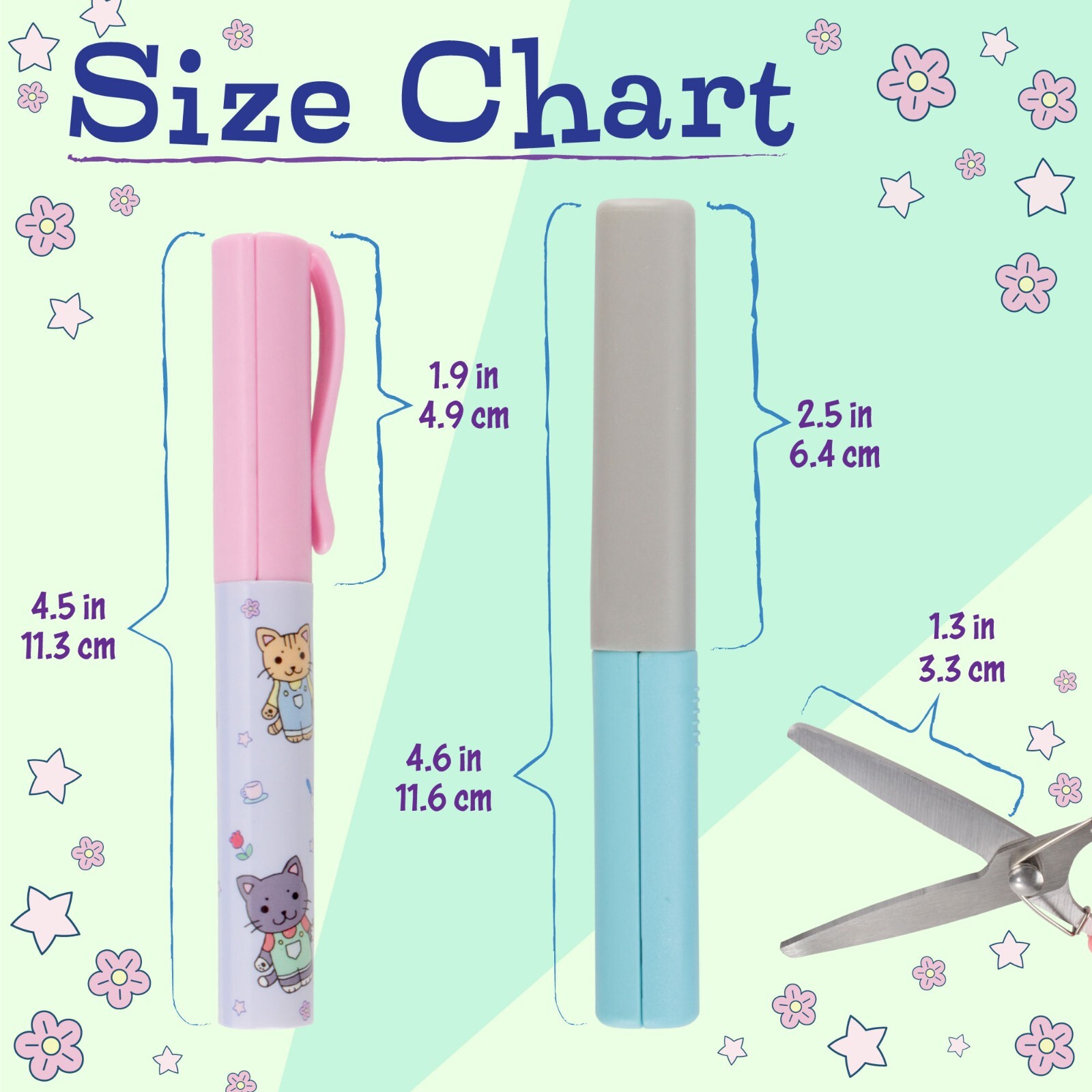 Mini Pen Style Portable Safety Scissors