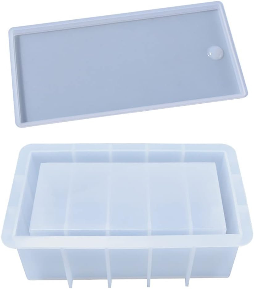 Resin Rectangle Box Mold,Chess Storage Case Epoxy Resin Mold,Silicone Large Stor