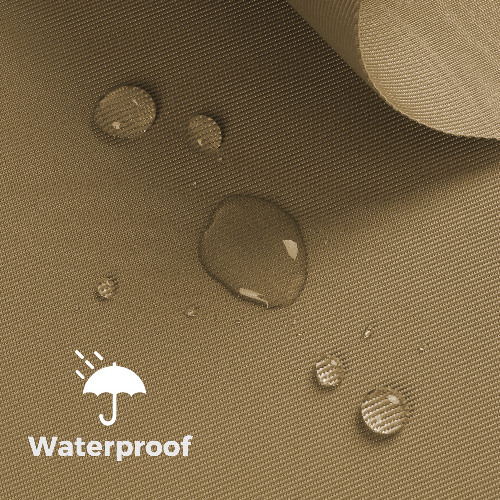 290GSM Waterproof Canvas Fabric Durable Polyester Material for Bags Tents Covers