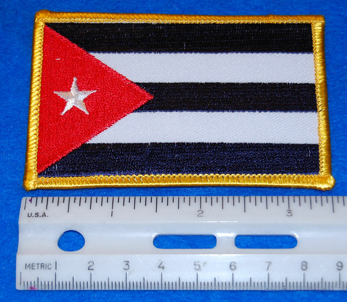 Various International Country (A-C) Flag Embroidered Patches, New
