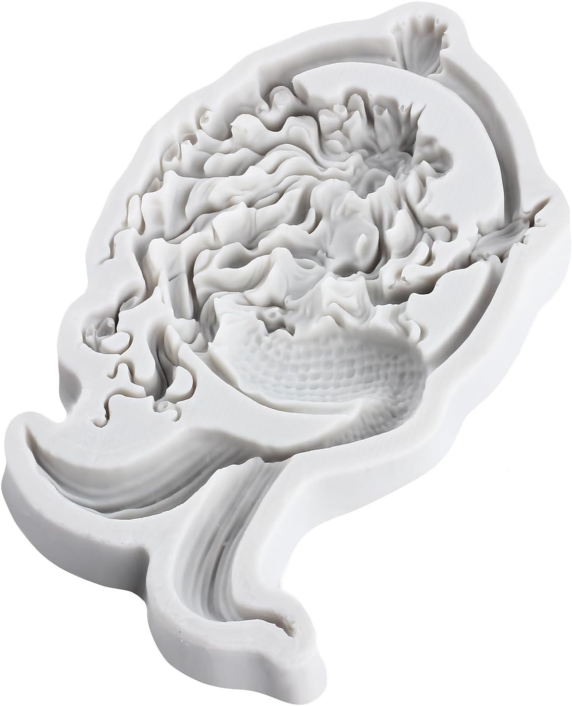 Mermaid Polymer Clay Mold Mermaid Silicone Molds for DIY Crafts Air Dry Plaster