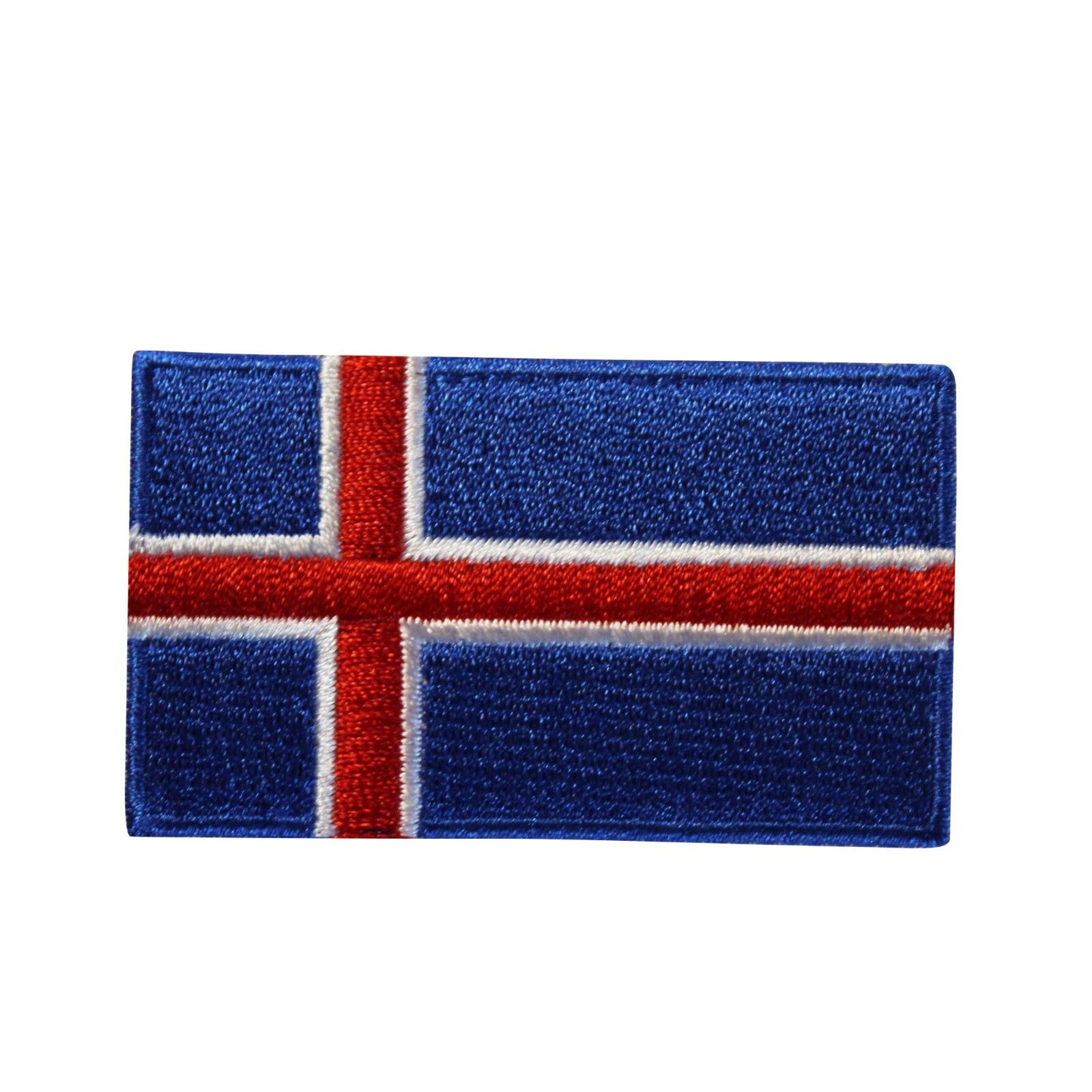 Country Of Iceland Flag Embroidered Iron On Patch 161-F