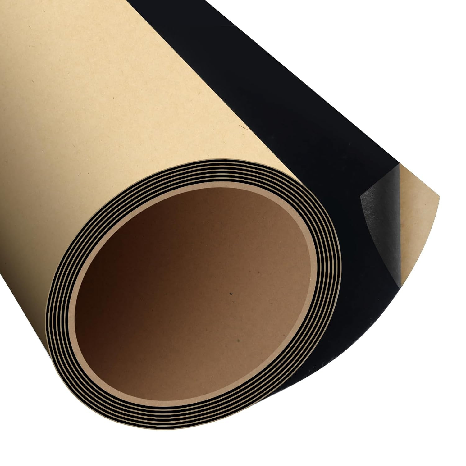 Self Adhesive Felt Sheets, Black Felt Sheet with Adhesive Backing, 14.6 x 39.4 I